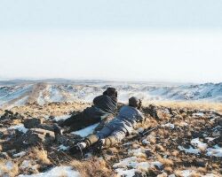 Im Jagdgebiet der Karaganda-Argalis: Das Gelände ist nicht schwierig zu begehen.